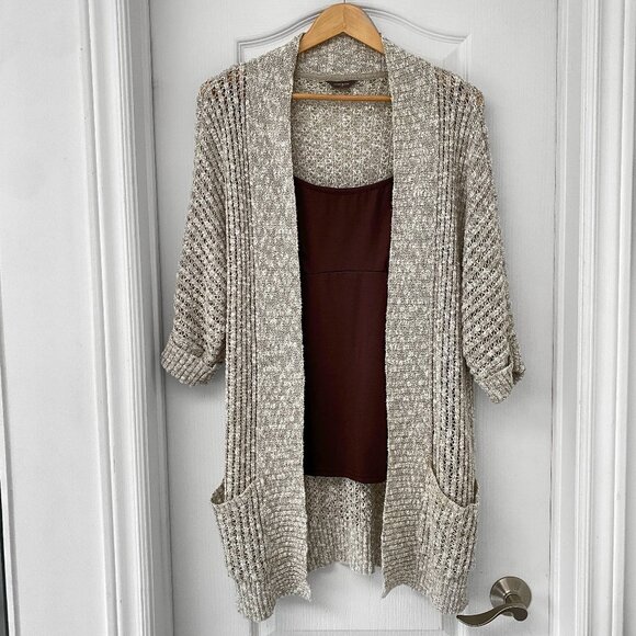 Denver Hayes - Oatmeal Knit Lightweight Cardigan - Picture 1 of 7